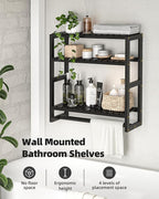 Galood Over The Toilet Storage Bathroom Shelves Wall Mounted 3 Tier Space Saver - Image 4
