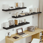 Vivelove 72 Inches Floating Shelves Wall Mounted, Living Room, Home Decor - Image 7