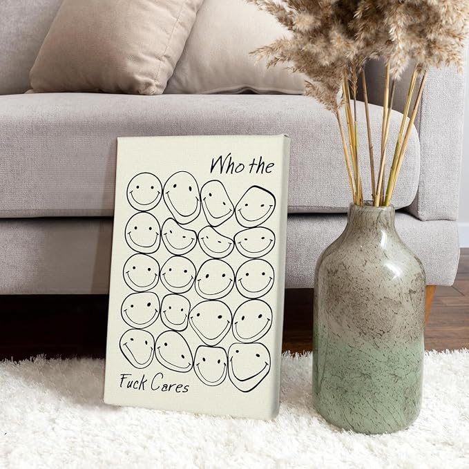 DIHSIEG Inspirational Canvas Wall Art funny bathroom wall art Print Poster - Image 7