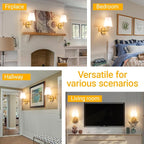Nekhung Battery Operated Wall Sconces Set of 2, Wireless Wall Light - Image 8