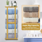 Bathroom Towel Storage Rack, Wall Mounted Bathroom Towel Rack, 30 inch Heavy - Image 6