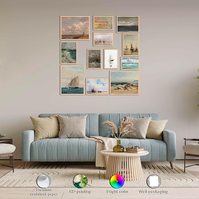 LANCHI95 15 Pcs Maximalist Gallery Wall, Colorful Eclectic Decor, Colorful Art - Image 4