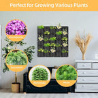 Hanging Planting Grow Bags, 25 Pockets Hanging Vertical Wall Planter Wall - Image 4