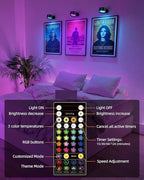 Wall Mounted Lights, 2 Pack Rechargeable RGB Color Changing Light, 3 Color - Image 4