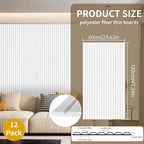 EVERECO 12 Pack Large Acoustic Panels, 47.2×23.6×0.4 inches, Soundproof Panels - Image 3