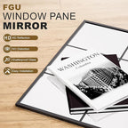 Window Mirrors for Wall Decor, Large Wall Mirrors Decorative Window Pane 30 x 70 - Image 5