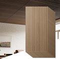 Giantex 12 Pack Fluted PVC Wall Panels, Glue Up or Drop Ceiling Panel, by Giantex