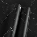 Abyssaly Black Marble Contact Paper Peel and Stick Countertops Waterproof Matte by Abyssaly