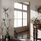 BEAUTYPEAK Gold Full Length Mirror, Suitable - Image 6