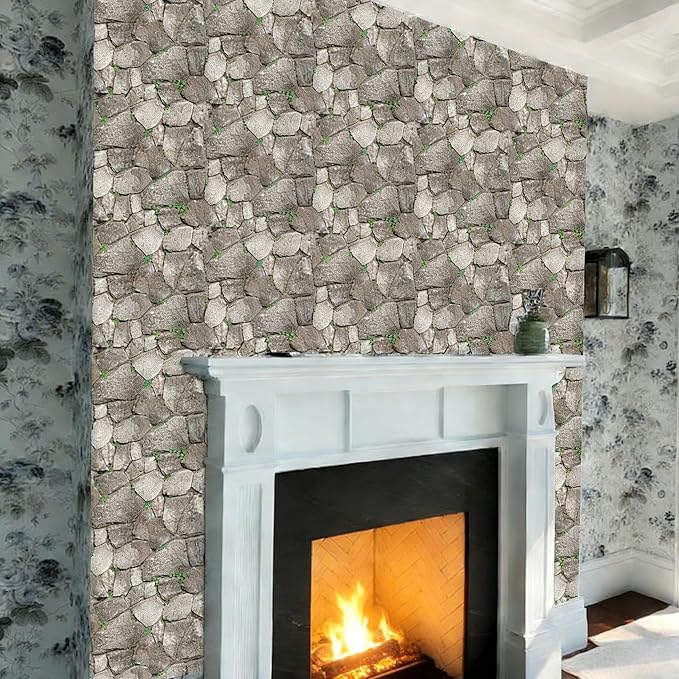 3D Panels Peel and Stick, Simulated Stone Wall, PVC Waterproof Self Adhesive - Image 5