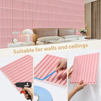 Heikki 30 Pack 3D Wall Panel for Interior Wall Décor, PVC Flower Textured Wall - Image 3