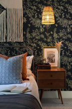 Froluya Black and Gold Wallpaper Peel and Stick Wallpaper 17.7"x196.8" Vintage - Image 9