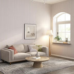 Grasscloth Peel and Stick Wallpaper 20.8"x394" Beige Thick Fabric Textured - Image 6