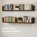 Wall Bookshelf, U Shaped Floating Bookshelf, Hanging Bookshelves - Image 5