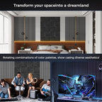 BSHEAD 8 Pack 2-Layer Large Soundproof Wall Panels, 15.7 x 15.7 x 0.43 in Sound - Image 6