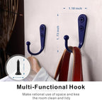 ZAYBOD Coat Hooks for Wall, Decorative Hanging Hooks for Coats, and Bags - Image 7