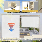 Shade&Beyond Outdoor Roller Shades - Image 4
