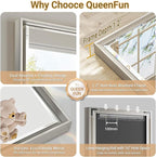 16''x 60'' Tall Brushed Nickel Mirror, Beveled Bathroom Mirror - Image 8