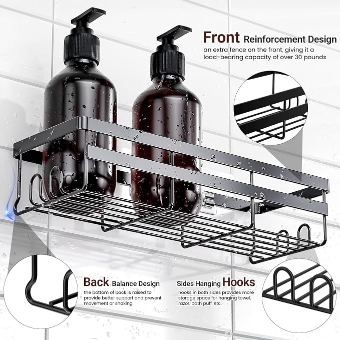 WOWBOX Shower Caddies 2 Pack - Image 5