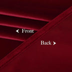 NICETOWN Red Blackout 120" Velvet Curtains - Image 9