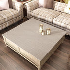 CRE8TIVE Cream White Grasscloth Peel and Stick Wallpaper Textured Grasscloth - Image 3