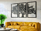 Vailla Tree of Life Wall Art 3pcs Family Tree Wall Decor 3D Wooden Wall Hanging by VAILLADesign