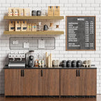 Heimlove Floating Shelves for Wall 36 Inches Long, 9.3" Deep Oak Floating Shelf - Image 6