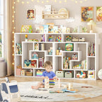 Armocity 6 Tier Display Book Shelf Wall Mounted Bookshelf Freestanding - Image 8