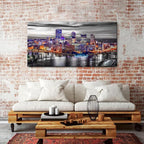 Extra Large Pittsburgh Wall Art Black and White Cityscape Wall Decor Modern - Image 4