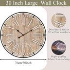 EMAX HOME 30 Inch Extra Large Wall Clock - Image 3