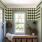 Simon&Siff Retro Peel and Stick Wallpaper Black and Green Wallpaper Vintage - Image 6