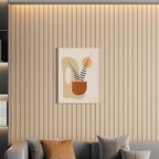 Arthome Peel and Stick Slat Wall Panels 15.7 "x240, Self-Adhesive PVC Wood - Image 3