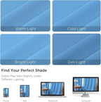 CUCRAF Light Blue Blackout Curtains 45 inch Length 2 Panels Set, Rod Pocket - Image 4