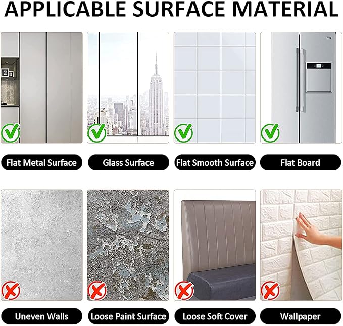 Acrylic Mirror Sheet for Wall, 15.7" x 19.6" Large Rectangular Mirror Tiles - Image 7
