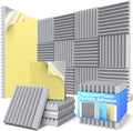 12 Pack Sound Proof Foam Panels by Unknown
