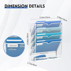 5 Tier Wall File Organizer - Image 2