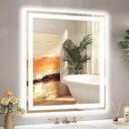 30x36 LED Bathroom Mirror with Lights, Super Bright Front & Backlit Vanity by GreatMirrorTalksItself