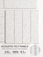 Bumusty Large Cork Board Alternative-36 x 24" Felt Bulletin Board Tiles - Image 3