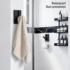 Folding Wall Hooks 2Pack: Black Modern Wooden Coat Hooks Mount - Image 7