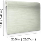 NuWallpaper x Society Social Green Classic Faux Grasscloth Peel & Stick - Image 8