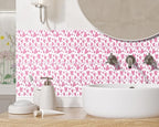 FLFK Pink Heart Wallpaper Border - Image 6