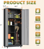 Metal Garage Storage Cabinet - Image 3