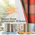Lajode Plaid Curtains Gingham Patterned - Image 8