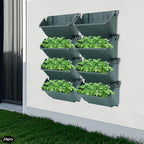 Vertical Wall Planter with 24 Pots, Hanging Garden Plant Flowerpot Holder - Image 6