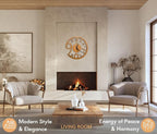 Rizalit Wood Wall Clock Artistic Modern Classic Style Unique Design 11.5 Inch - Image 3