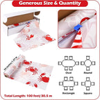 Kochorie 100 Ft x 54 Inch Crab Boil Party Tablecloth Roll - Image 2