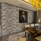 20-Pack 104 Sq.Ft 3D Wall Panels Peel and Stick 3D Faux Brick Wallpaper Peel - Image 3