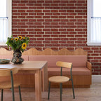 COMSTICKC 3D Faux Red Brick Wall Panels Peel and Stick Wall Sticker, Small Size - Image 6
