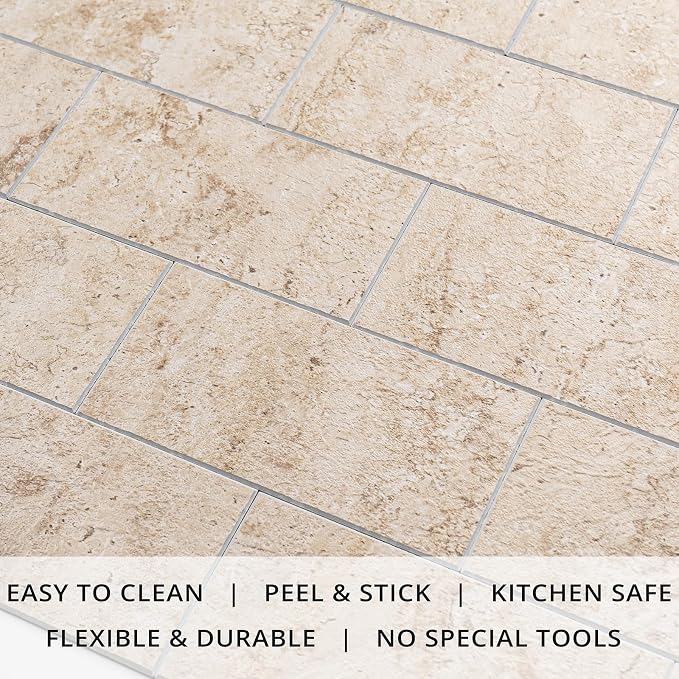 StyloVue 100 Pieces Peel and Stick Backsplash - Image 3