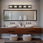 LED Wall Black Vanity Lights for Bathroom Light Fixtures 30W Adjust 3 Colors - Image 3